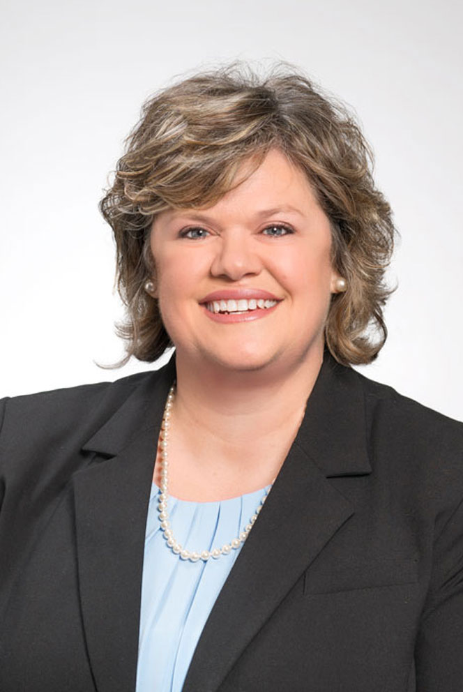 Deborah Harless, a Home Federal Bank employee